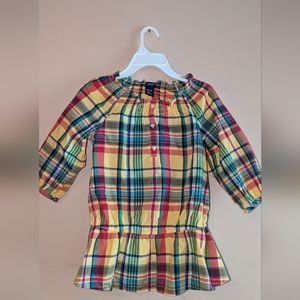 Plaid Peplum Shirt